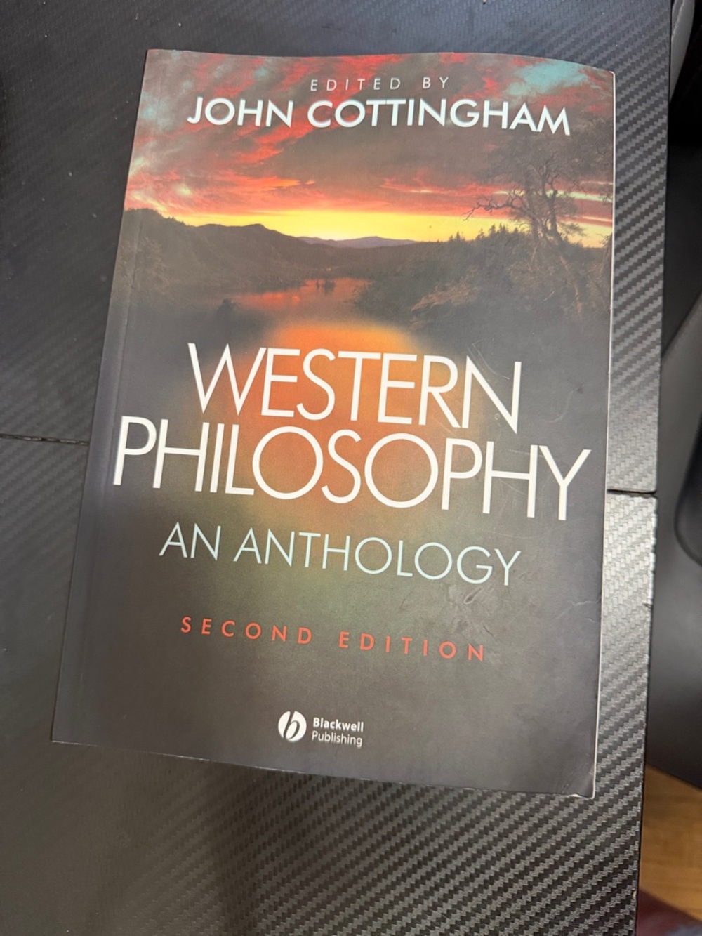 Philosophy Black Softcover with Sunset Accent